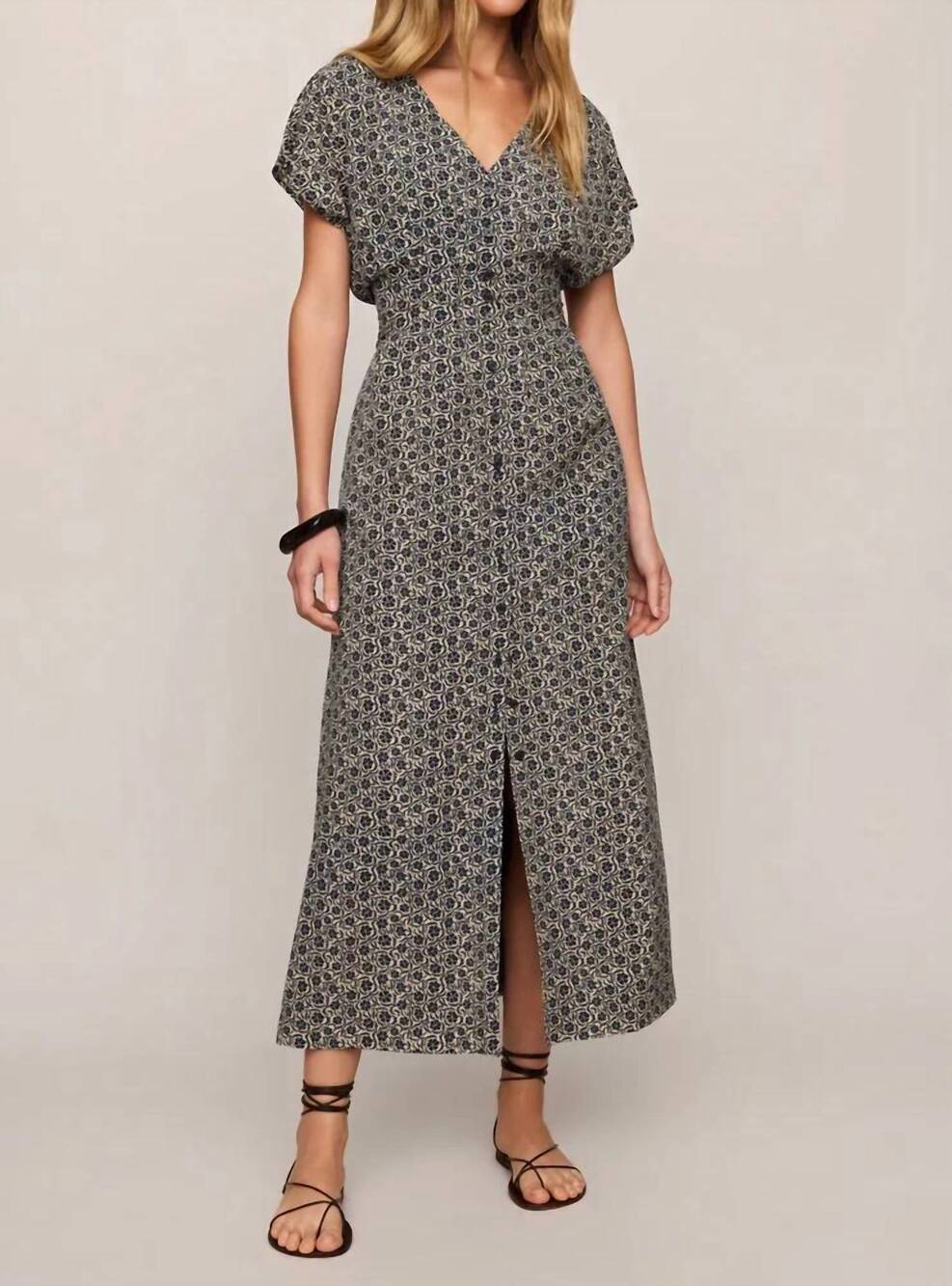 NEW Z SUPPLY sanna iris floral midi dress in eclipse